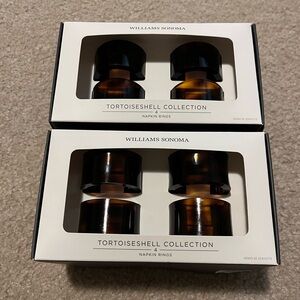 NWT Williams Sonoma Napkin Rings